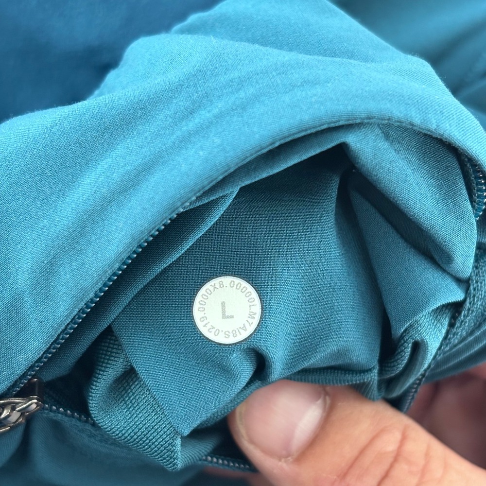 Lululemon T.H.E. Short Mens Large Teal Blue 9" Inseam Athletic Workout Training - Picture 7 of 7